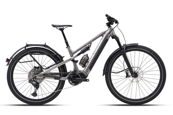 Sepeda Elektrik Polygon Siskiu HE Gray dengan Shimano: Desain dan Performa