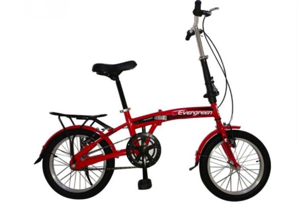 Sepeda Lipat EverGreen 16 Inci Single Speed, Praktis dan Ringan