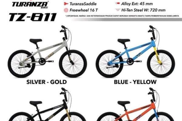Sepeda BMX Pacific Turanza 20 Inch TZ-811 untuk Pengendara Pemula