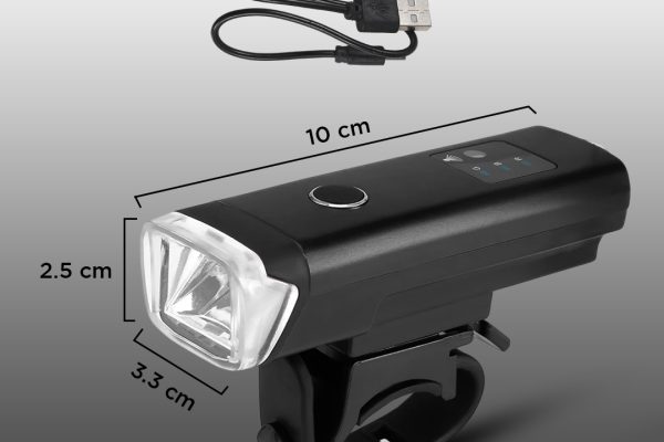 TaffLED HJ-047: Lampu Sepeda LED USB Rechargeable Terbaik