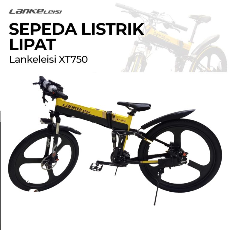 Sepeda Listrik Lipat Lankeleisi XT750 untuk Aktivitas Sporty