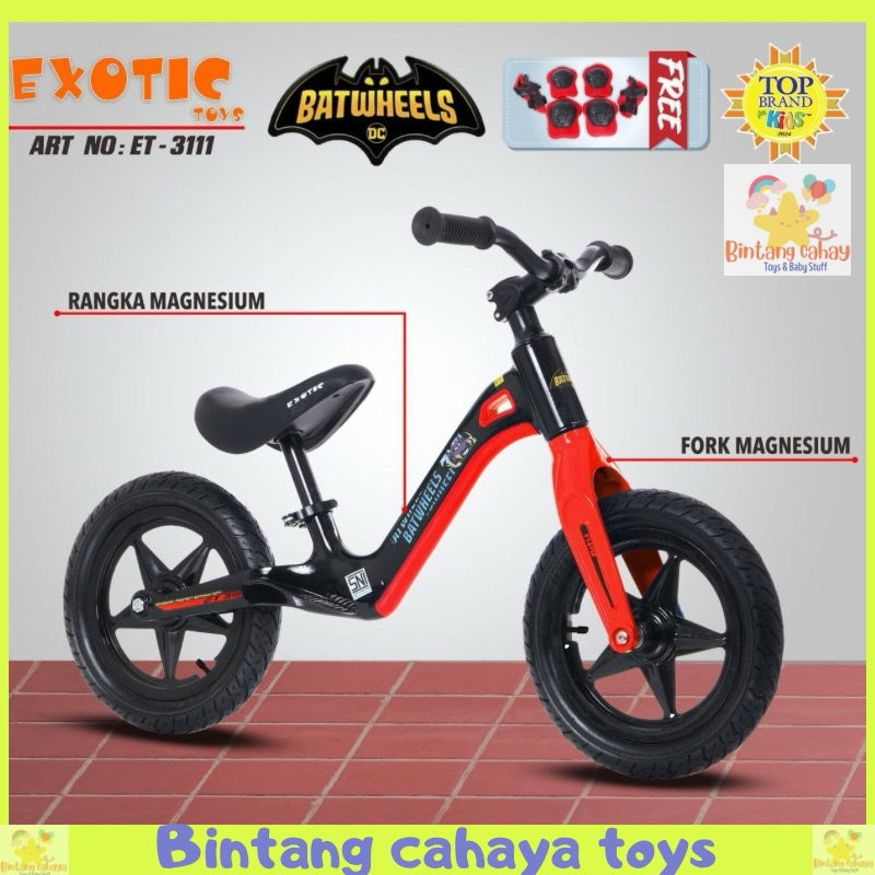 Sepeda Exotic Balance Bike ET 3111: Kendaraan Anak yang Unik dan Aman