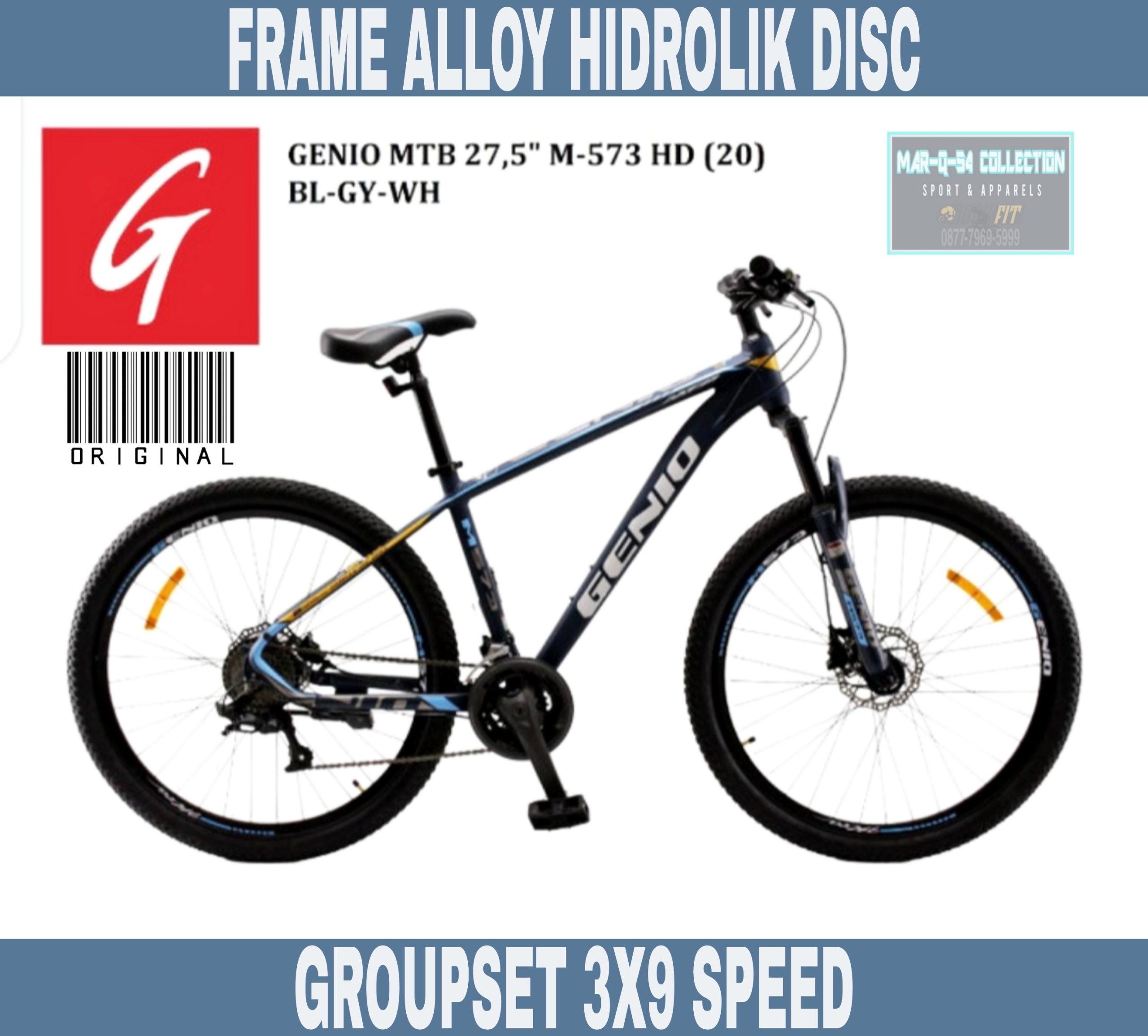 Sepeda Genio MTB 27.5 M-573 HD: Pilihan Terbaik untuk Penggemar MTB