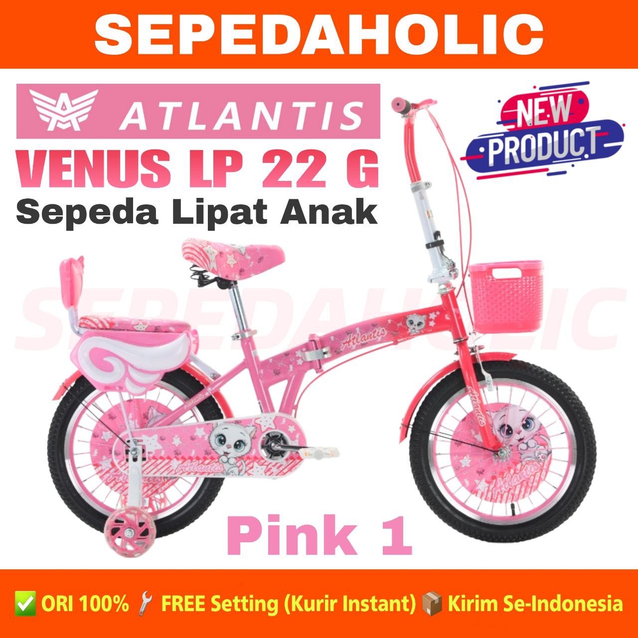 Sepeda Lipat Atlantis Venus 16 LP 22 G: Pilihan Terbaik untuk Mobilitas