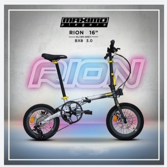 Sepeda Lipat Maximo Piegare EX9 8.0 RION Chromoly 9 Speed Terbaik