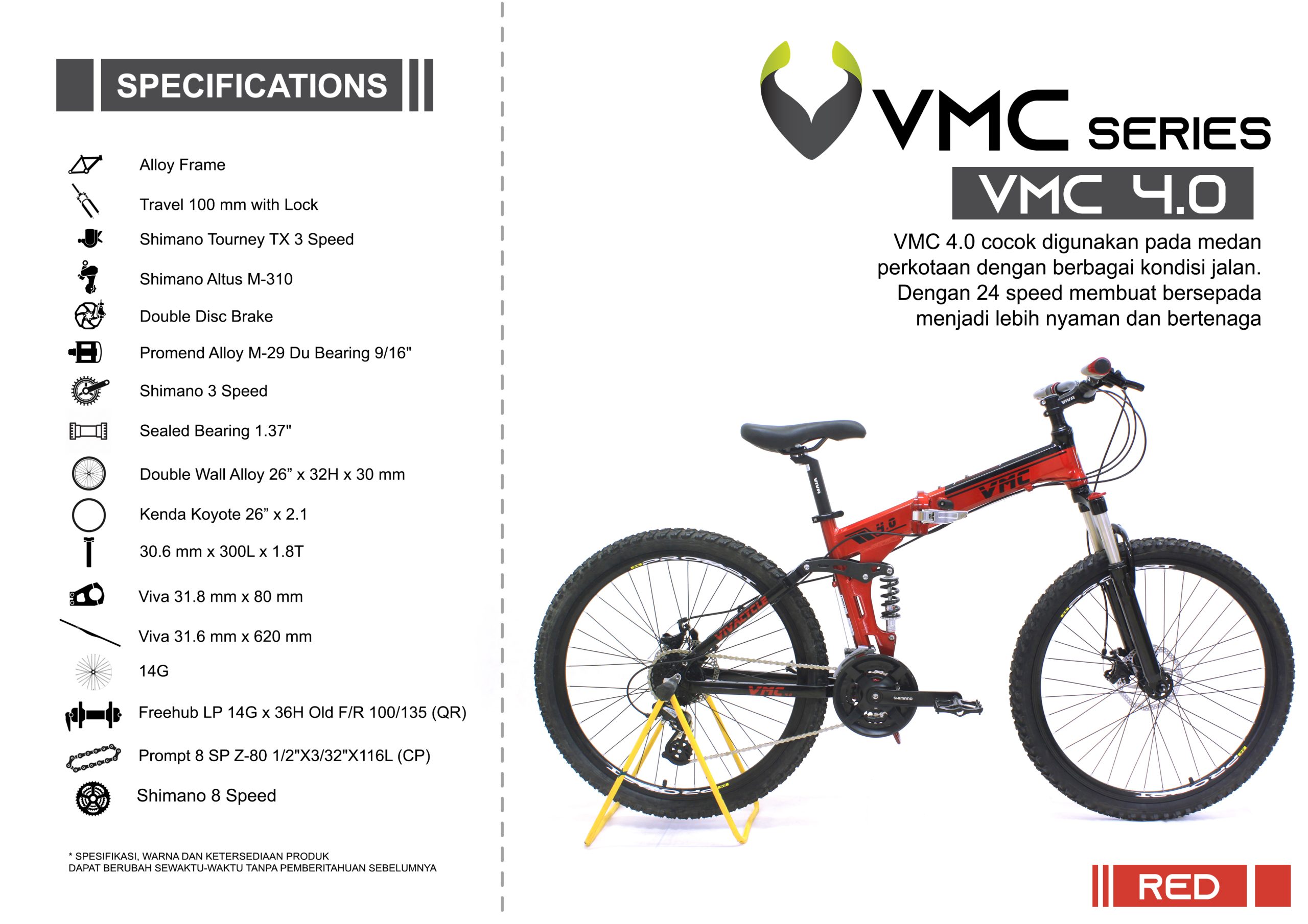 Sepeda Lipat Viva Cycle VMC 665 26 Inch: Pilihan Terbaik MTB