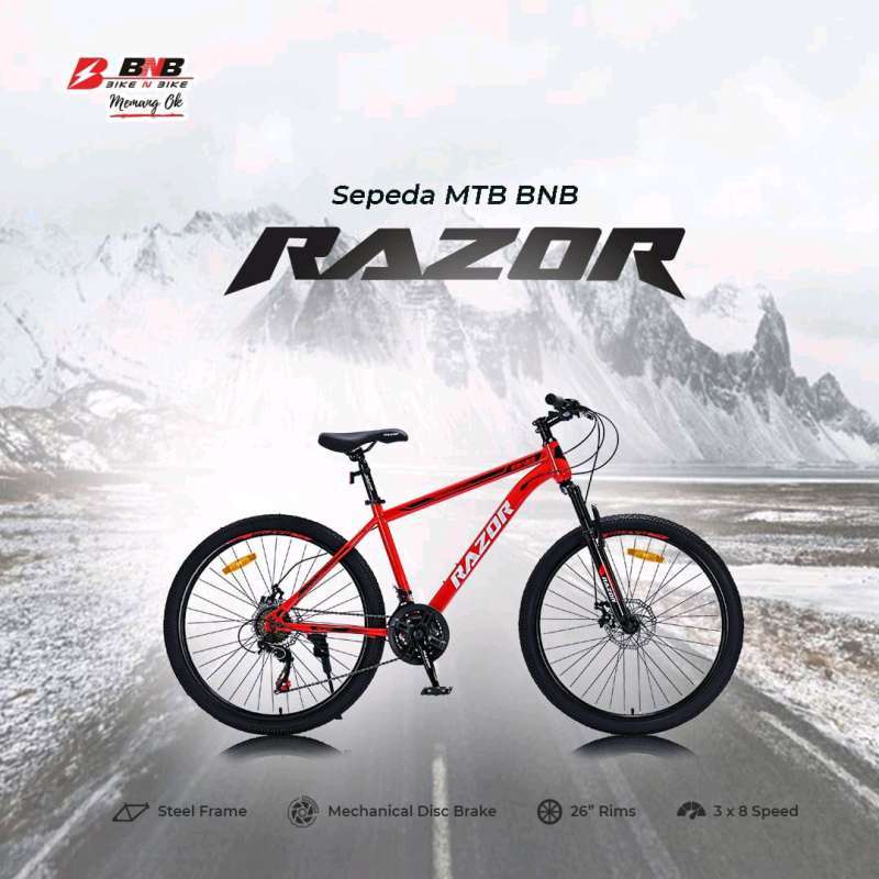 Sepeda MTB Bike N Bike Razor 26 inci: Pilihan Terbaik untuk Penggemar Off-Road