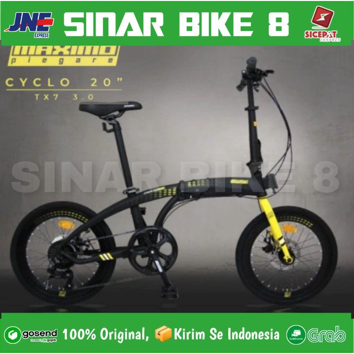 MAXIMO Piegare Cyclo 20 TX7 3.0: Sepeda Lipat Praktis dan Ringan
