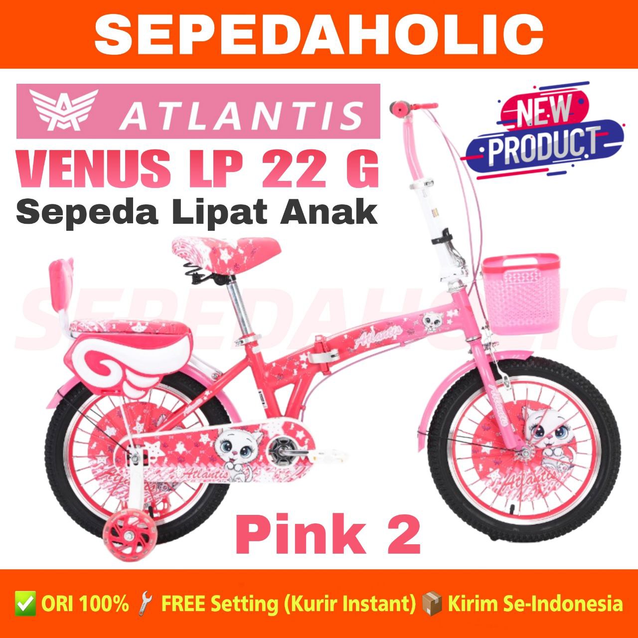 Review Sepeda Lipat Atlantis Venus 16 LP 22 G: Pilihan Terbaik
