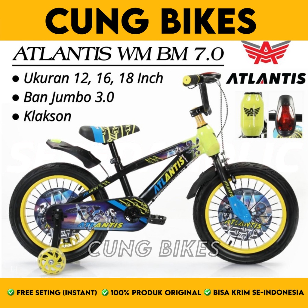 Sepeda Atlantis BMX BM 7.0: Desain Kokoh dan Performa Optimal