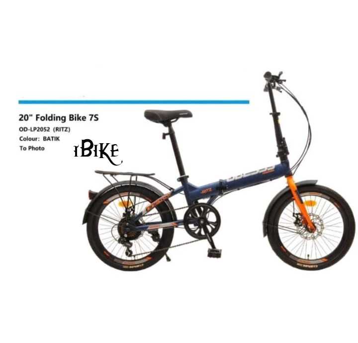 Sepeda Lipat Odessy Ritz 20 7S OD-LP2052, Ringan dan Praktis