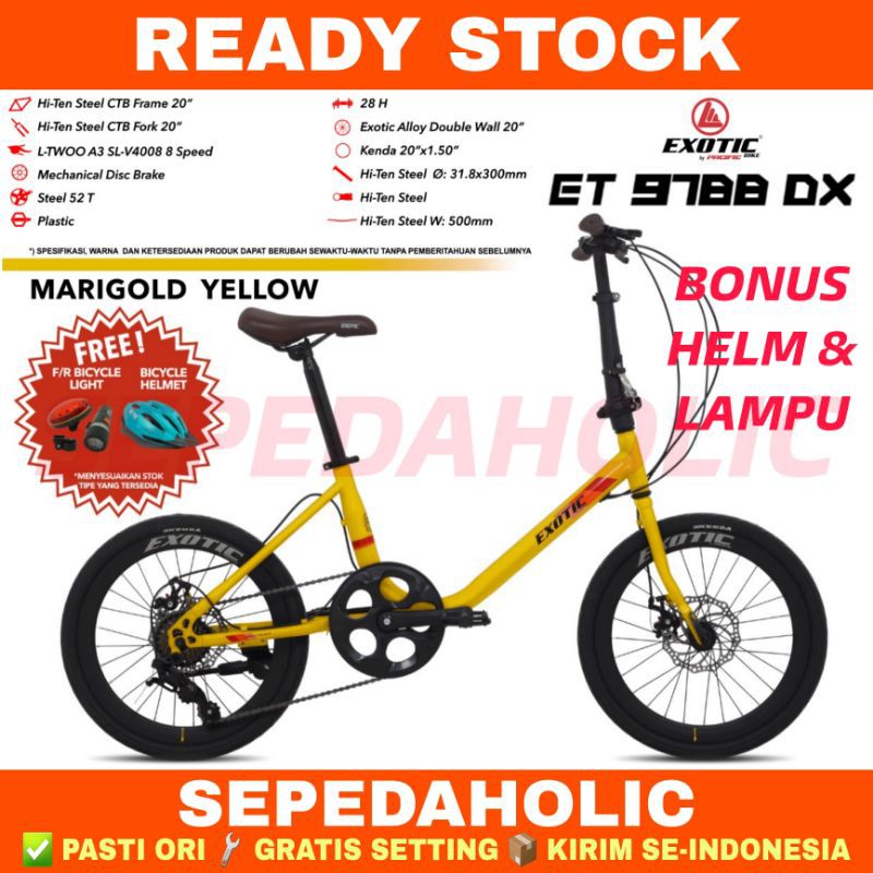 Sepeda Minion 20 Inch 9788 DX: Pilihan Terbaik Eksotis untuk Anak