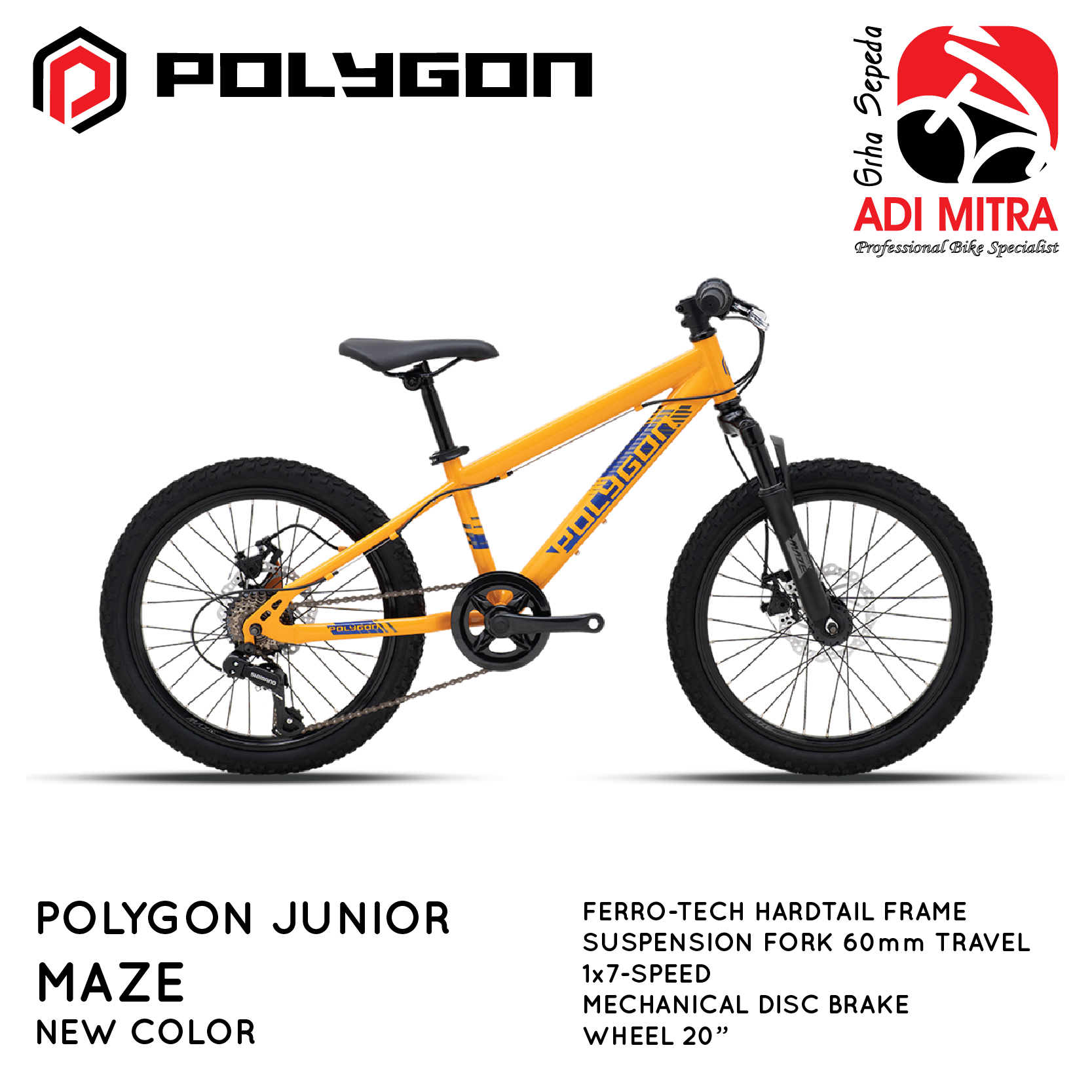 Sepeda Polygon Maze 20: Desain Kokoh dan Performa Andal