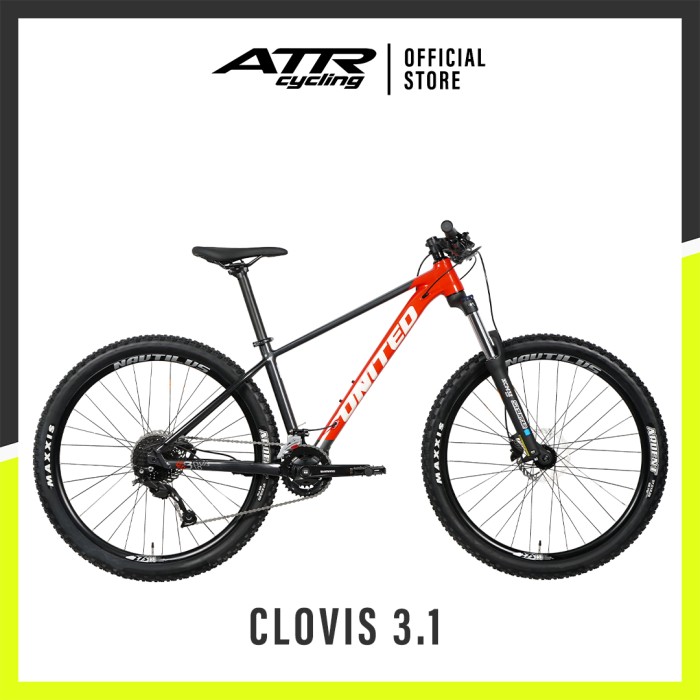 Sepeda United Clovis 3.10 MTB 27.5-18SP: Spesifikasi dan Desain