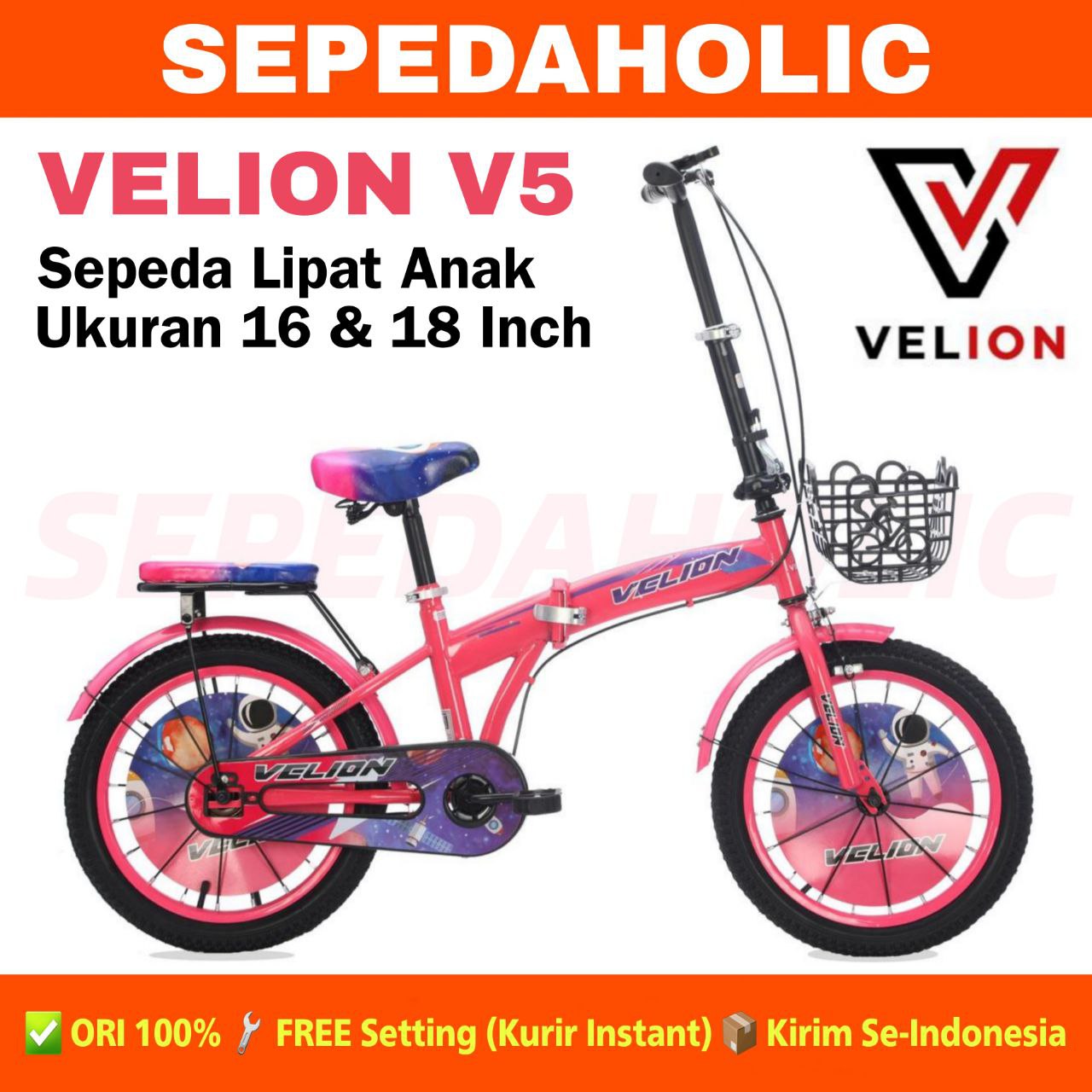 Sepeda Velion Ukuran 16 V5: Pilihan Terbaik untuk Anak-Anak